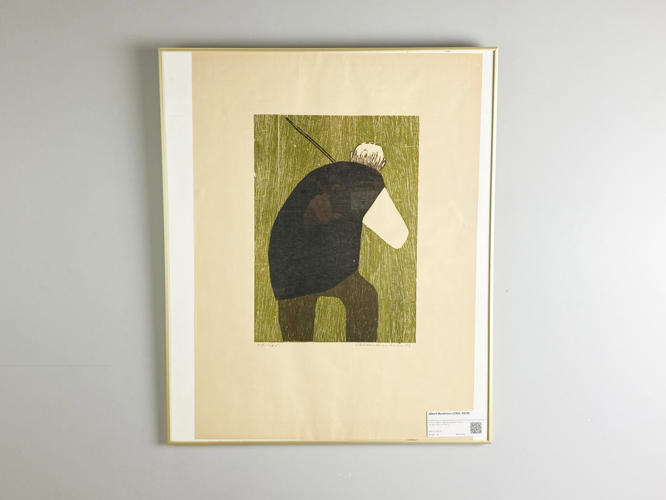 Violinist. Lithograph. Signed and dated 1982. No. 256/300. Sheet size 59 x 43 cm.